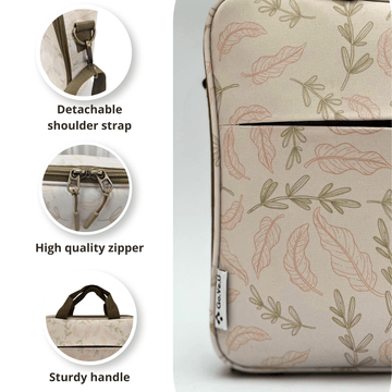 Pink Portable Bible Carrying Case with Strap - GoVeU