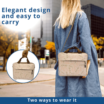 Pink Portable Bible Carrying Case with Strap - GoVeU